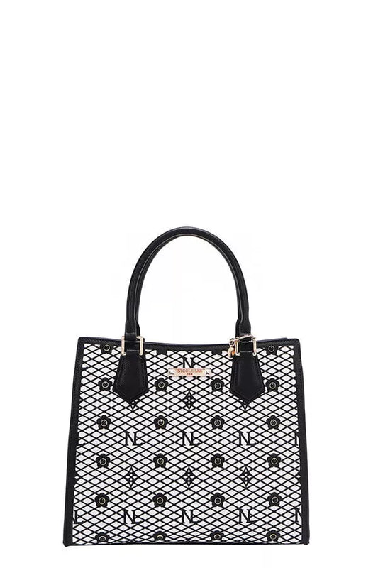 Nicole Lee USA Structured Tote Bag - Tigbul's Variety Fashion Shop