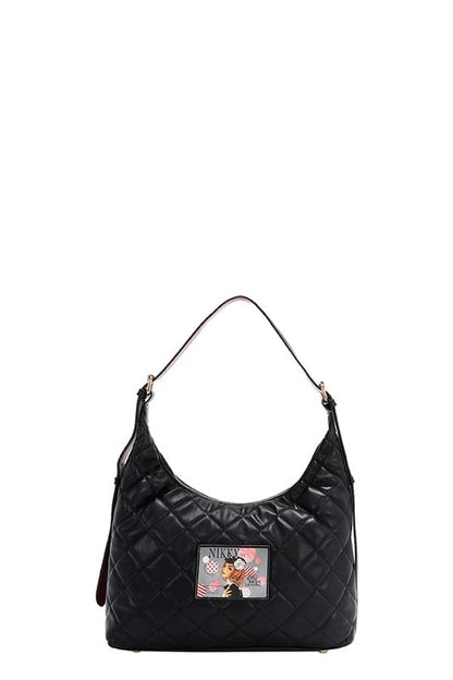 Nicole Lee USA Adjustable Strap Shoulder Bag - Tigbul's Variety Fashion Shop