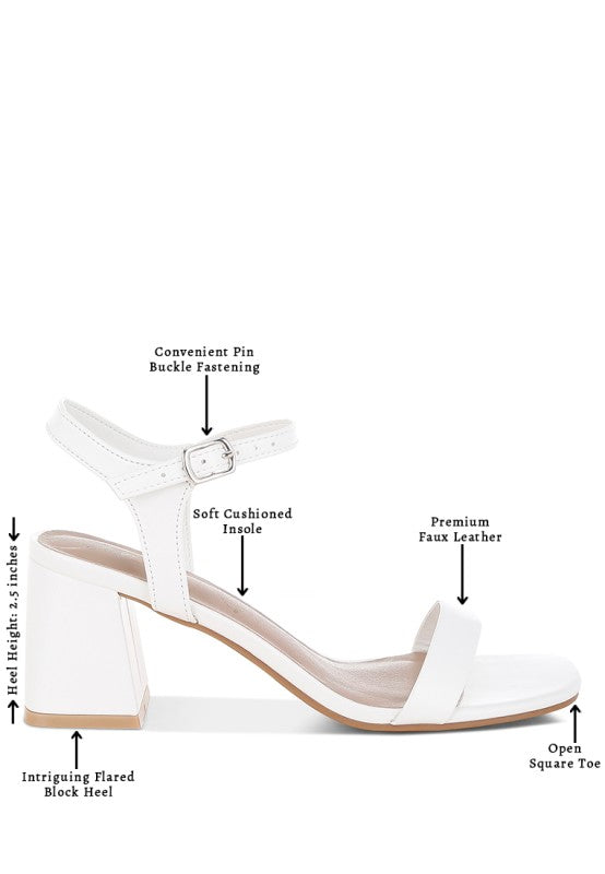 Kazara Faux Leather Block Heels - Tigbul's Variety Fashion Shop