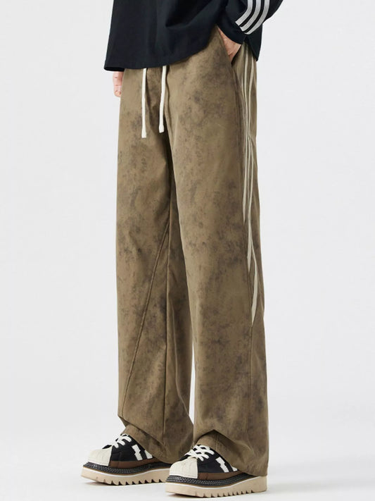 Men's Full Size Tie-Dye Wide-Leg Casual Pants Plus Size - Tigbul's Variety Fashion Shop