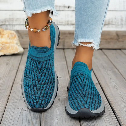 Mesh Round Toe Platform Athletic - Tigbul's Variety Fashion Shop