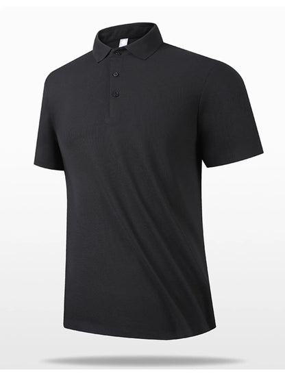 Men's Plus Size Button Detail Short Sleeve Polo - Tigbul's Variety Fashion Shop