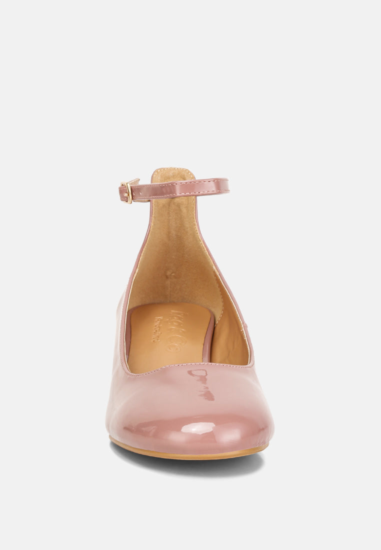Debbie Ankle Strap Low Block Heel Sandals - Tigbul's Variety Fashion Shop