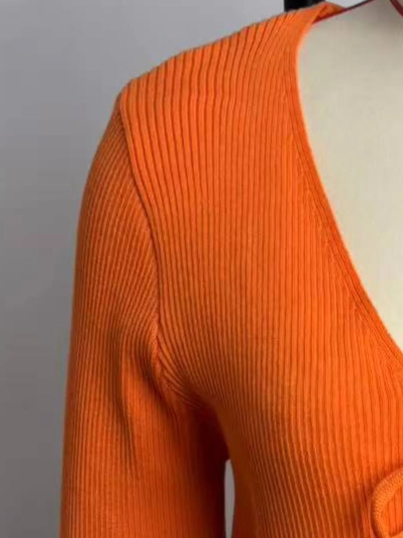 Tie-Front Long Sleeve Cardigan - Tigbul's Variety Fashion Shop