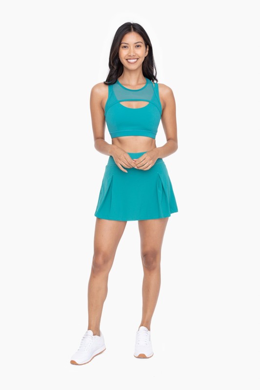 Two Pleat Active Tennis Skort - Tigbul's Variety Fashion Shop