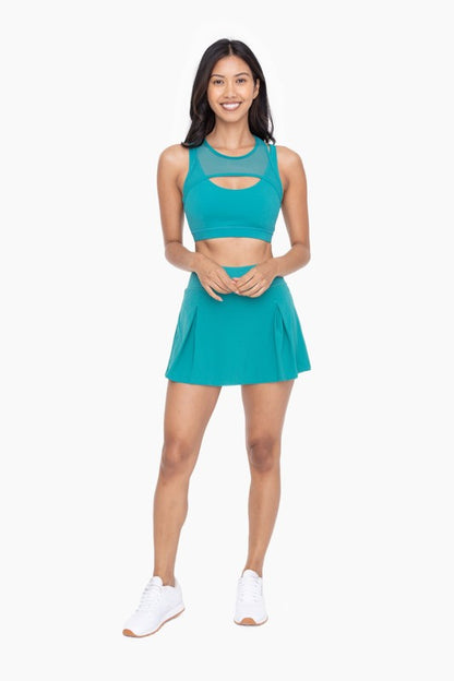 Two Pleat Active Tennis Skort - Tigbul's Variety Fashion Shop