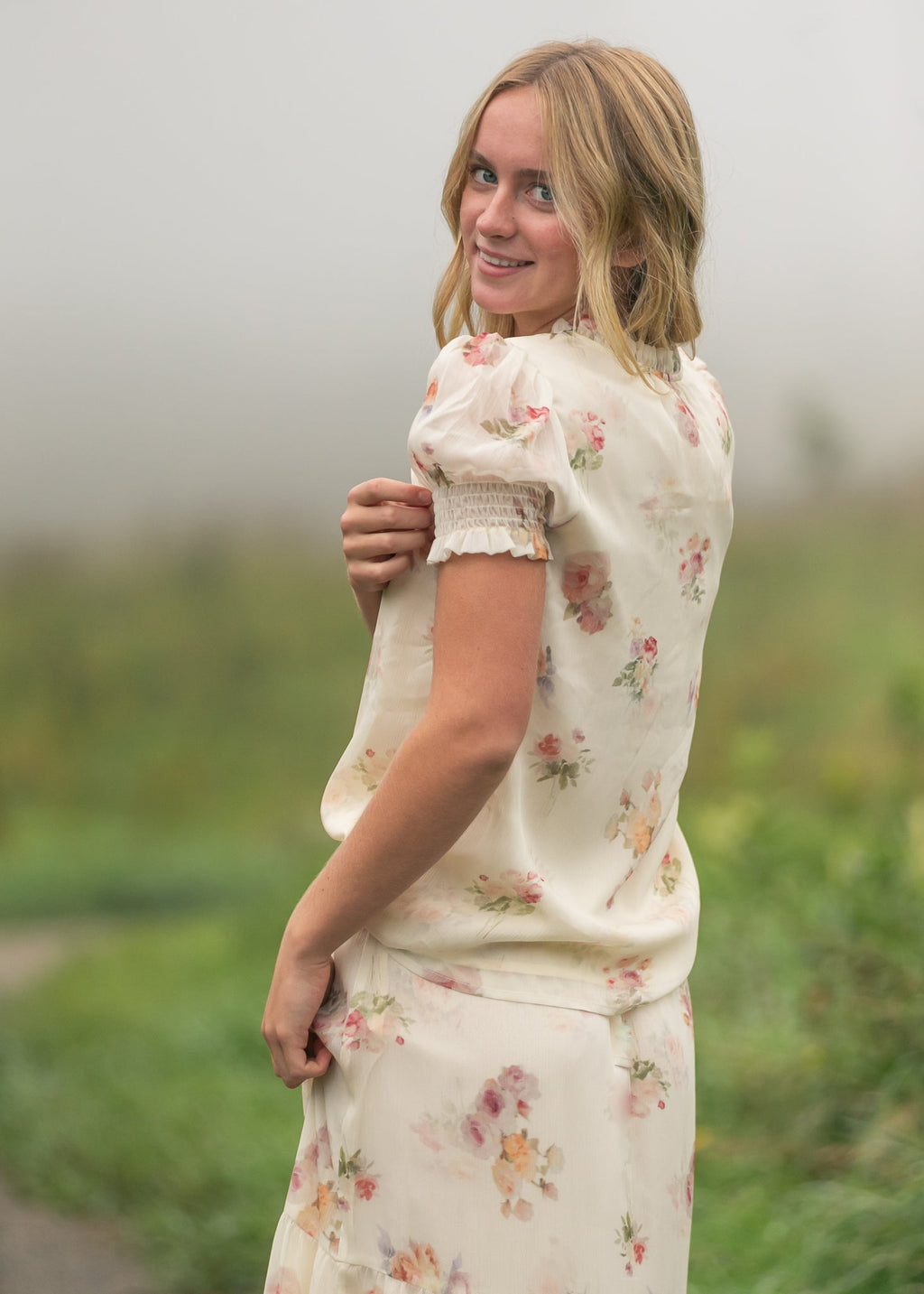 Dempsey Puff Short Sleeve Top - FINAL SALE