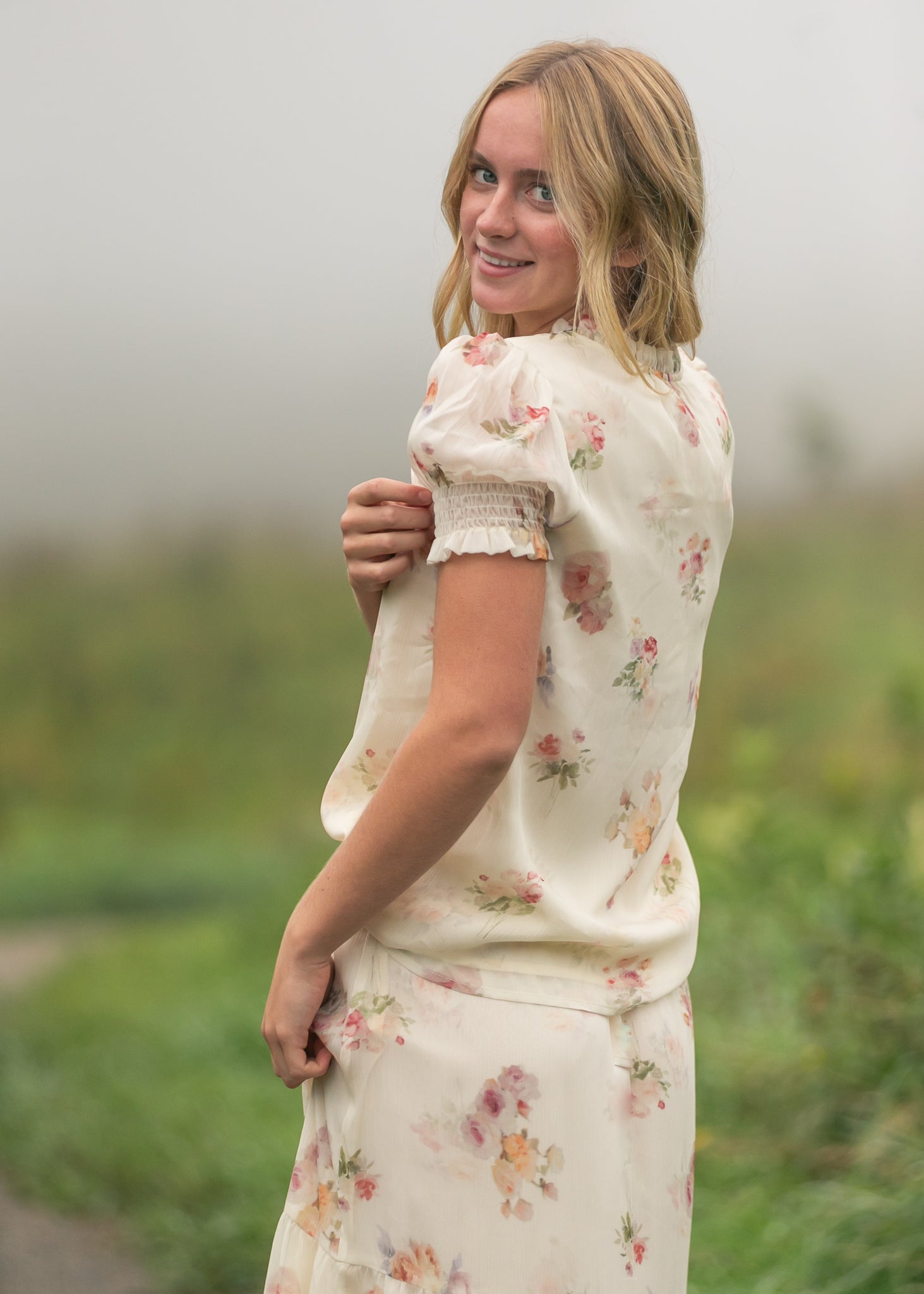 Dempsey Puff Short Sleeve Top - FINAL SALE