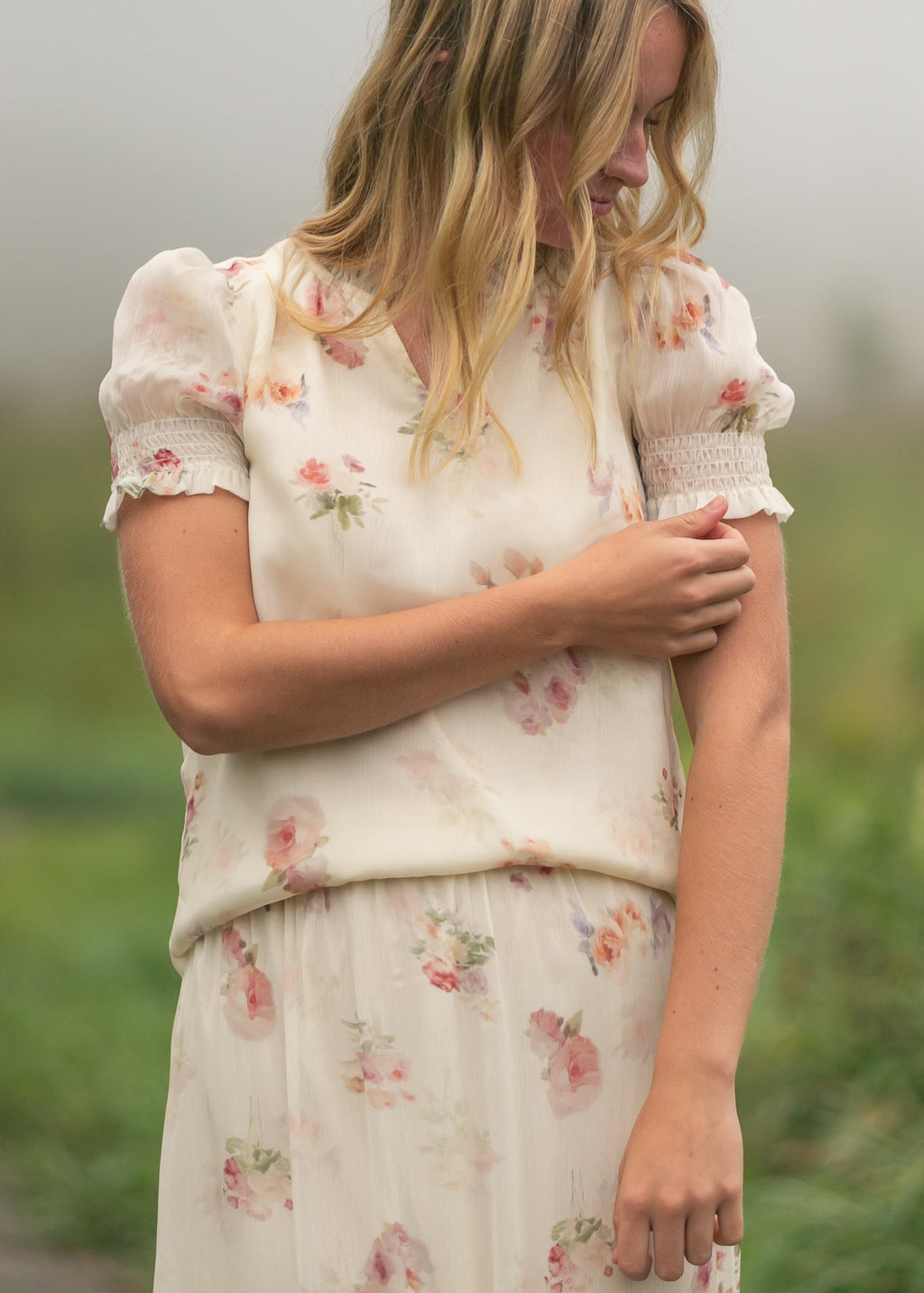 Dempsey Puff Short Sleeve Top - FINAL SALE