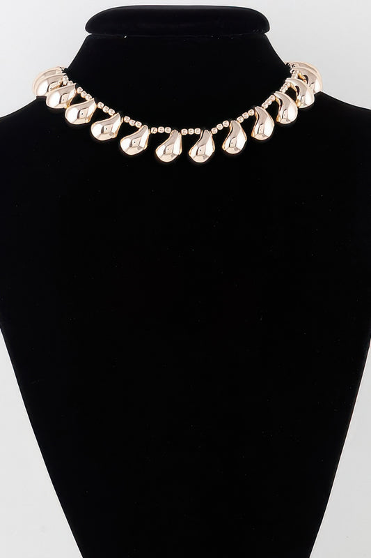 Double Link Chain Choker Necklace - Tigbul's Variety Fashion Shop