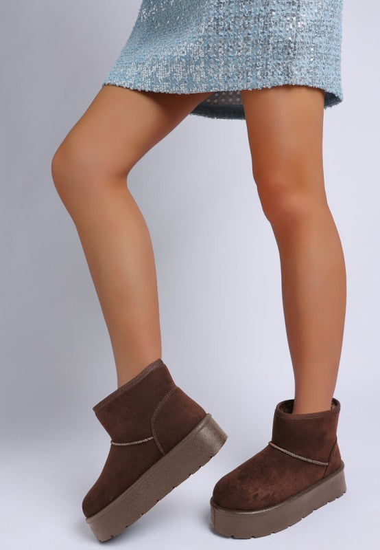 Derta Soft Microfiber Snow Boots - Tigbul's Variety Fashion Shop