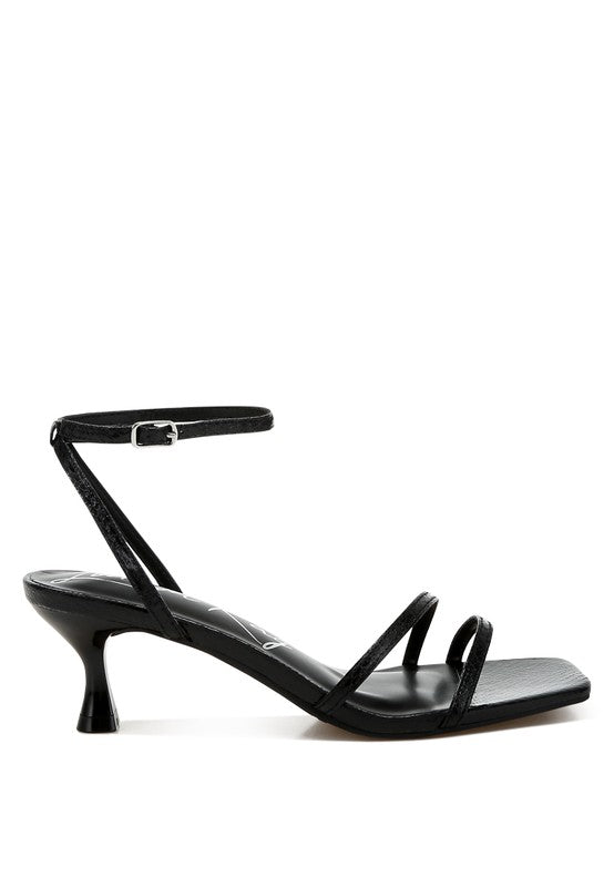 Deacon Faux Leather Strappy Sandals - Tigbul's Variety Fashion Shop