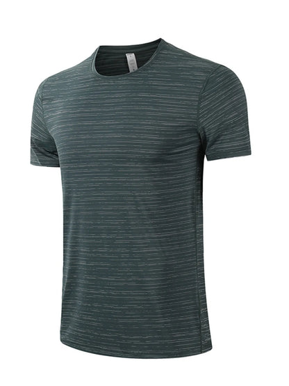 Men's Plus Size Round Neck Short Sleeve T-Shirt - Tigbul's Variety Fashion Shop