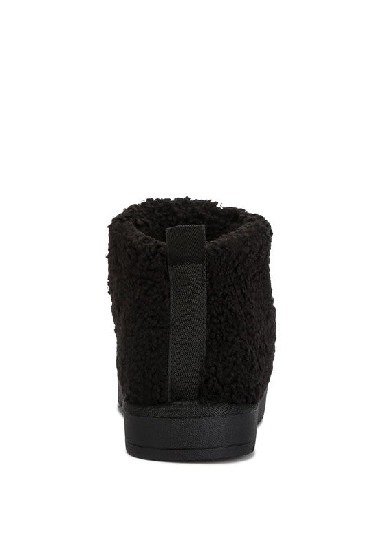 Anatole Fleece Exterior Fluffy Boots - Tigbuls Variety Fashion