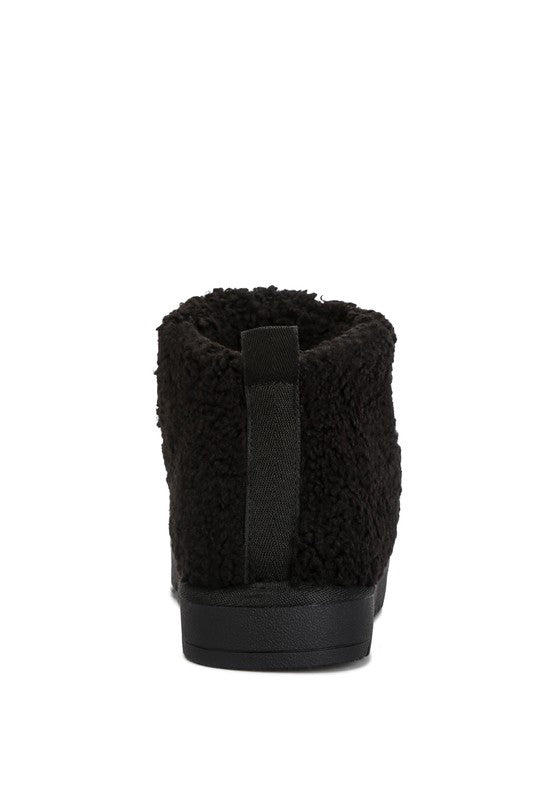 Anatole Fleece Exterior Fluffy Boots - Tigbul's Variety Fashion Shop