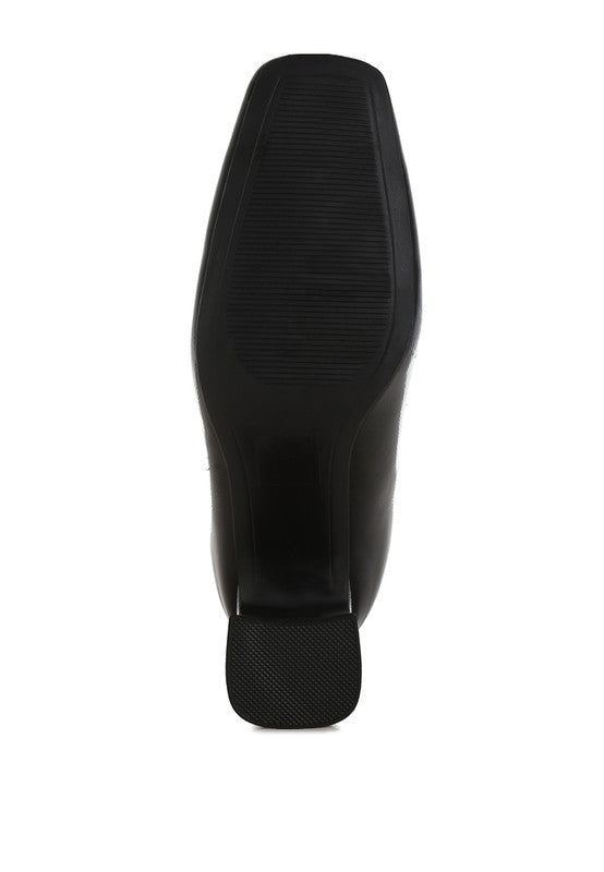 Kostaka Patent Square Toe Ankle Boots - Tigbul's Variety Fashion Shop