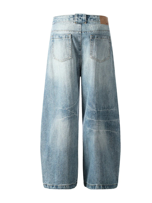 Men's Wide Leg Boyfriend Jeans - Tigbul's Variety Fashion Shop