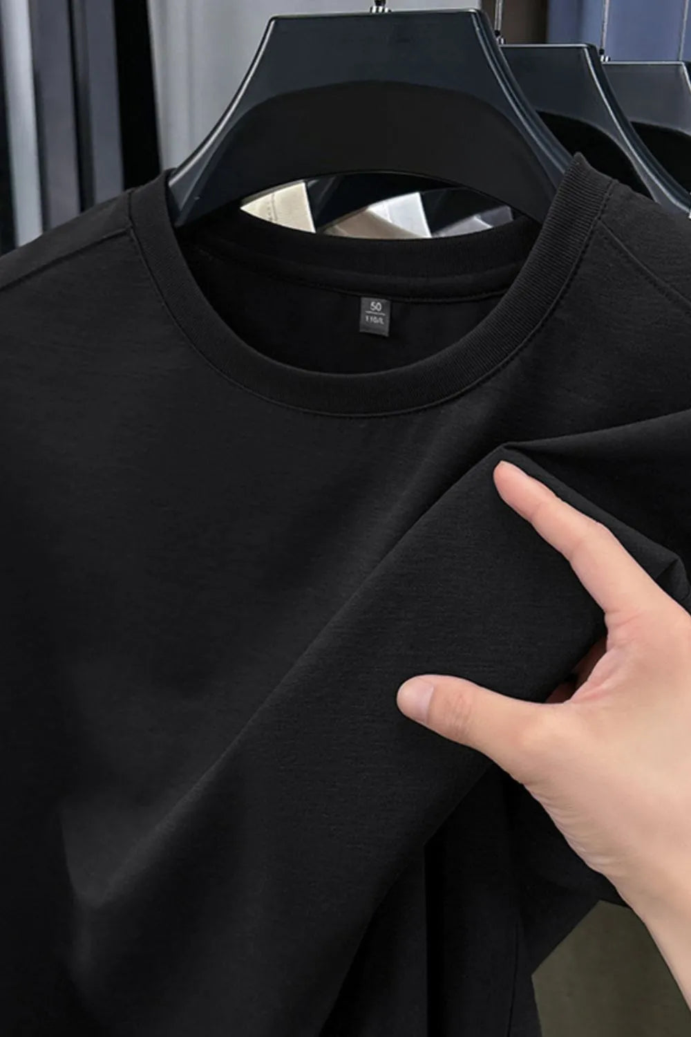 Men's Plus Size Round Neck Short Sleeve T-Shirt - Tigbul's Variety Fashion Shop