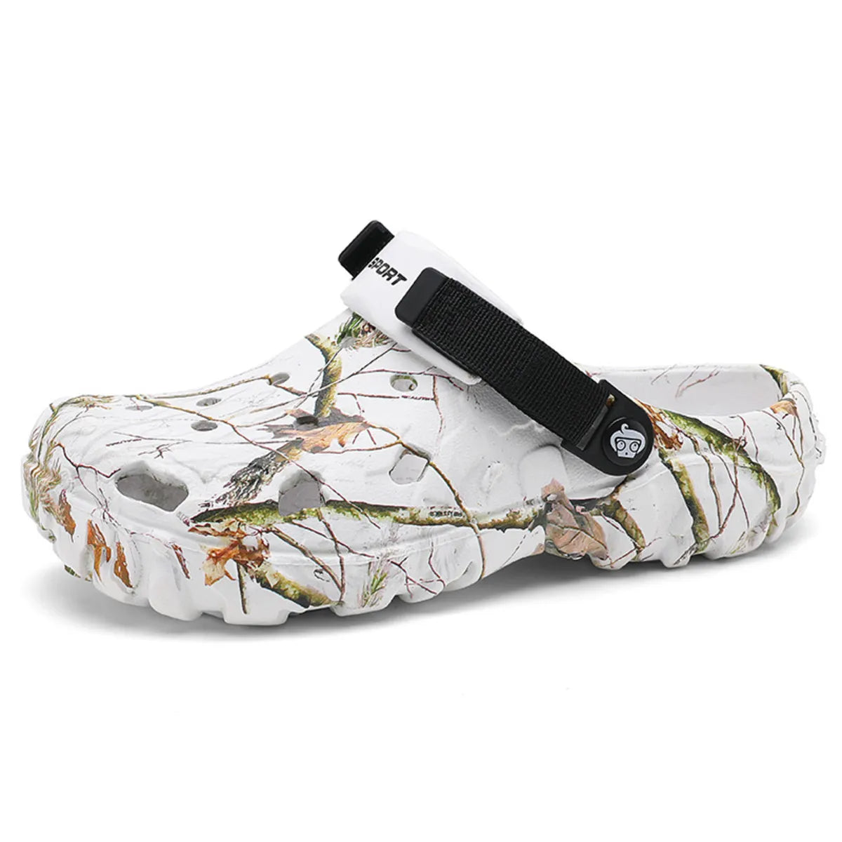 Men's Printed Round Toe Sandals - Tigbul's Variety Fashion Shop