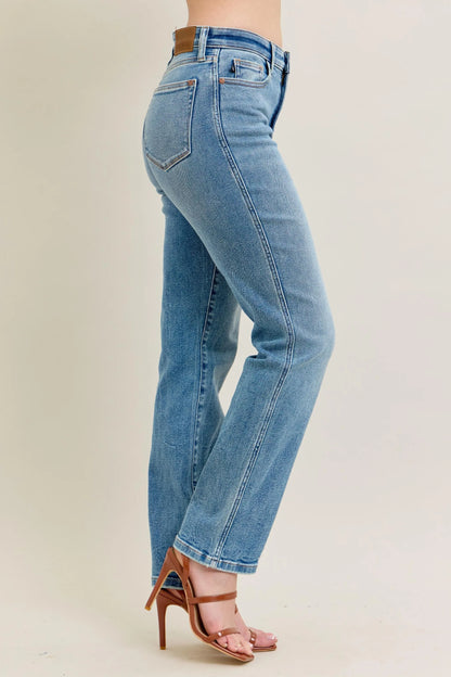 Judy Blue Vintage Straight Jeans Small - 24W - Tigbul's Variety Fashion Shop