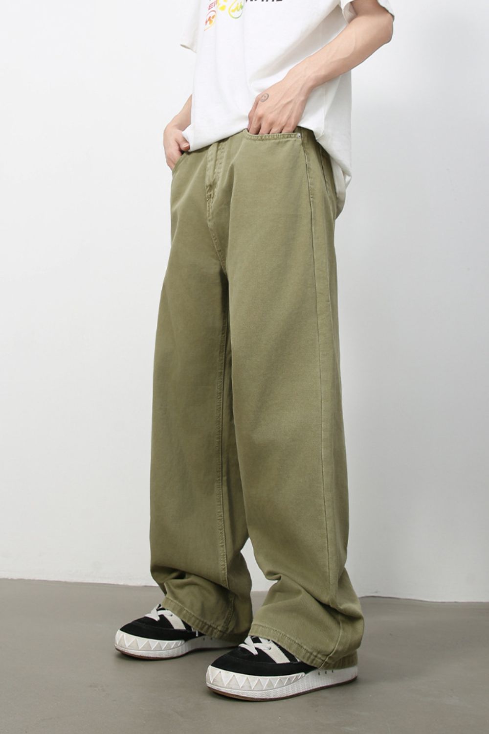 Men's Baggy Jeans with Pockets - Tigbul's Variety Fashion Shop