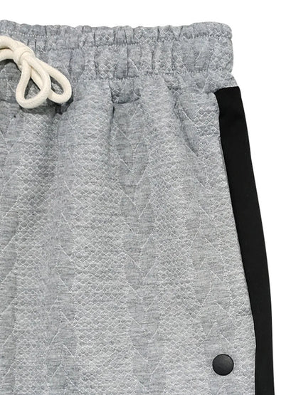 Men's Full Size Textured Drawstring Pants Plus Size - Tigbul's Variety Fashion Shop