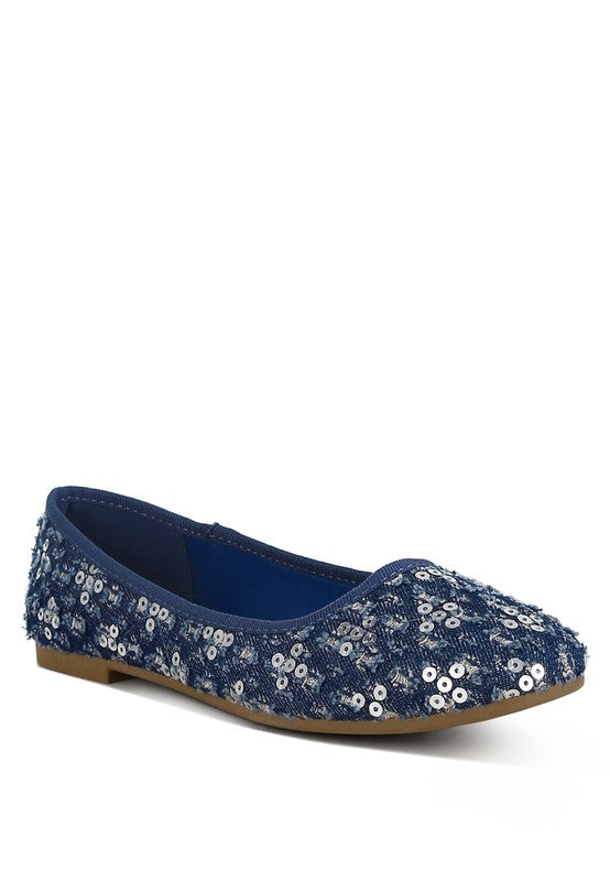 Sujet Sequin Ballet Flats - Tigbul's Variety Fashion Shop