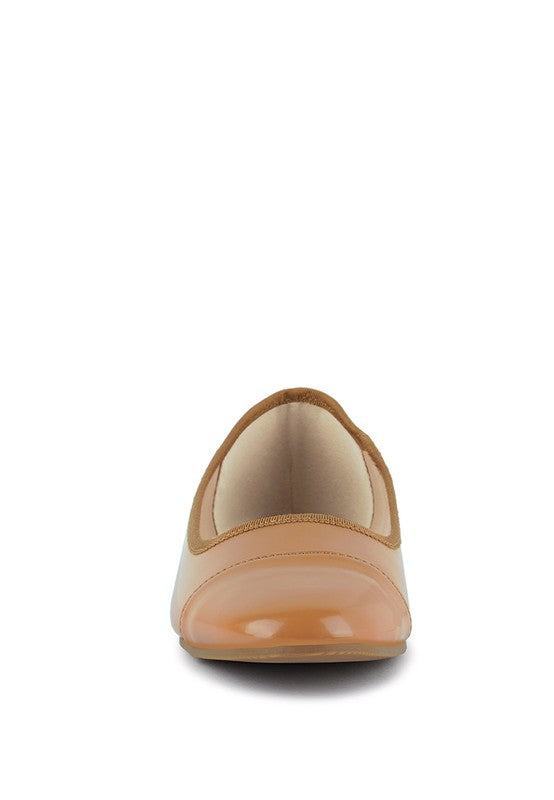 CAMELLA ROUND TOE BALLERINA FLAT SHOES - Tigbul's Variety Fashion Shop