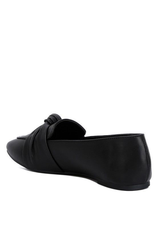 Denali Recycled Faux Leather Flat Loafers - Tigbul's Variety Fashion Shop