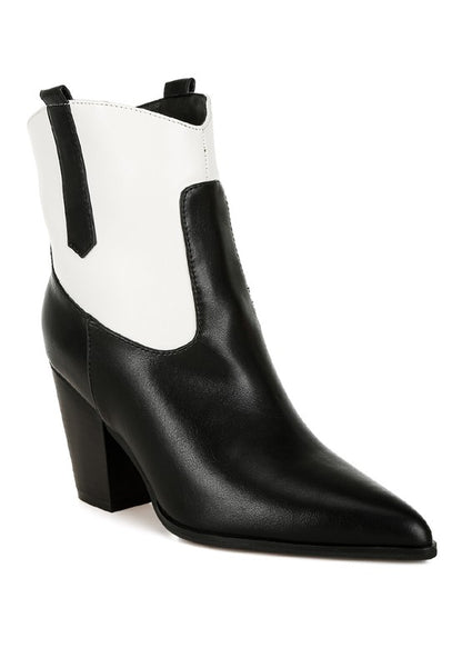 Gallops Two Tone Cowboy Boots - Tigbul's Variety Fashion Shop