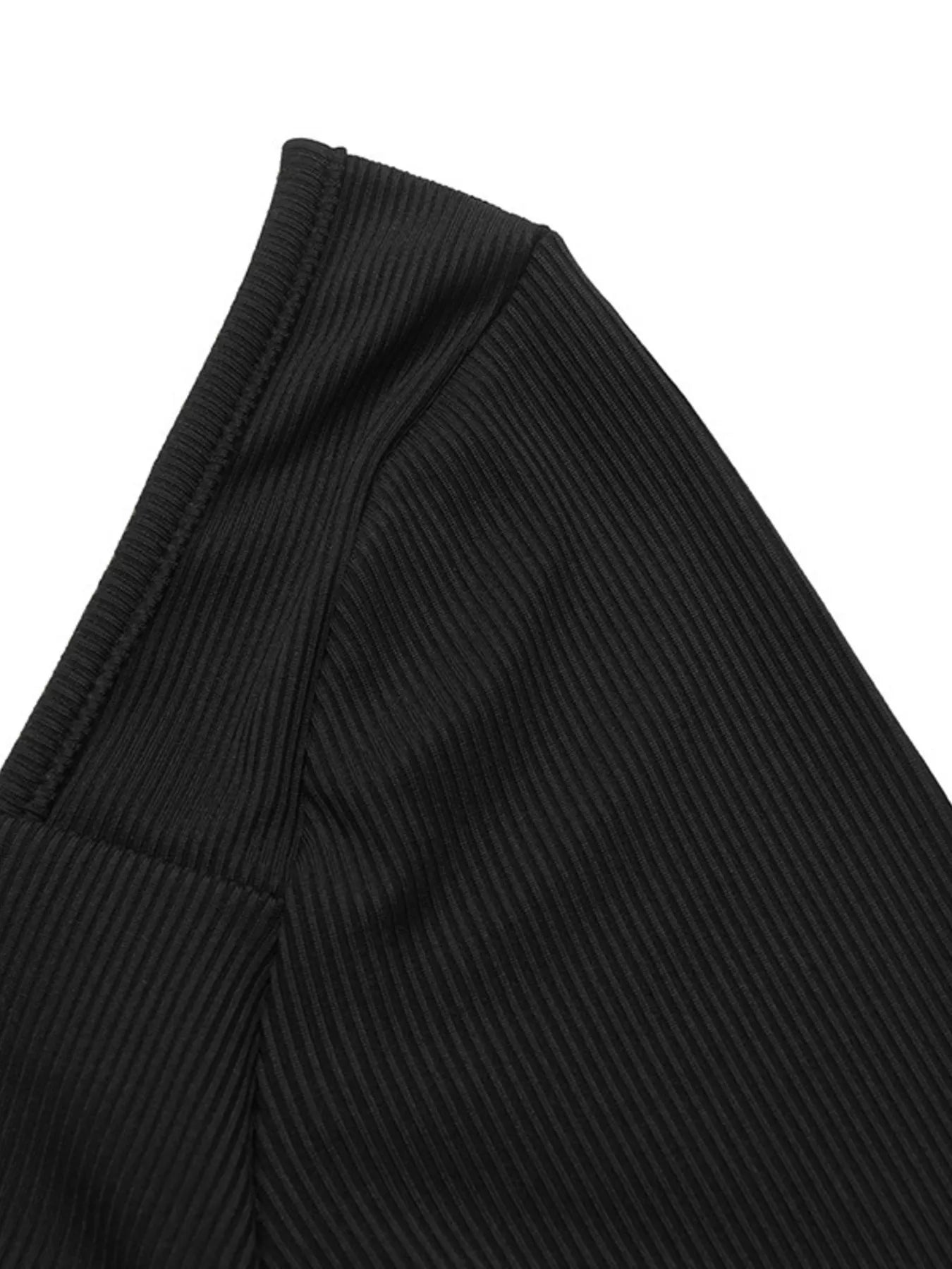 Ribbed Long Sleeve T-Shirt - Tigbul's Variety Fashion Shop