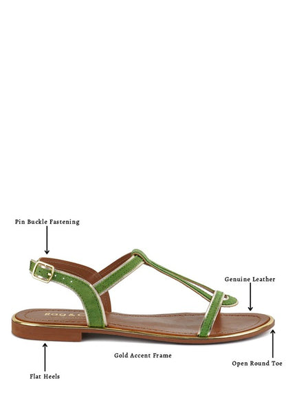 Rag & Co Feodora Flat Slip On Sandals - Tigbuls Variety Fashion