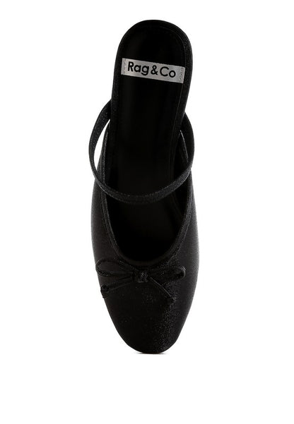 Opalia Glitter Ballet Mules - Tigbul's Variety Fashion Shop