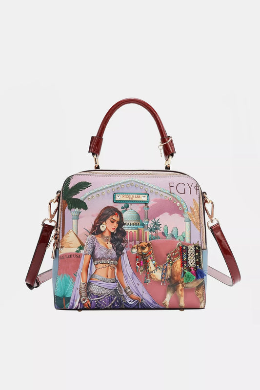 Nicole Lee USA Queen Cleopatra Handbag - Tigbul's Variety Fashion Shop