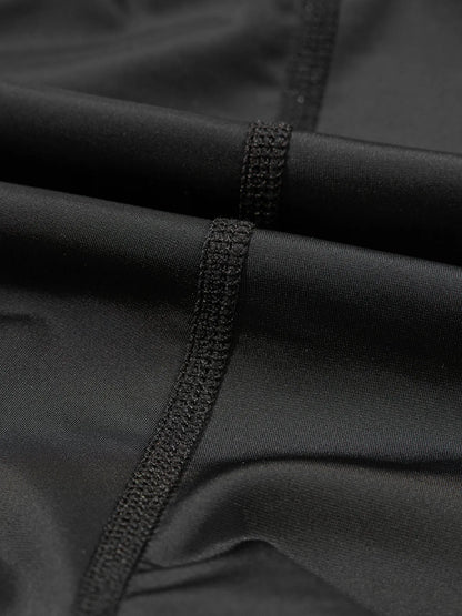 High Waisted Drawstring Swim Shorts - Tigbul's Variety Fashion Shop