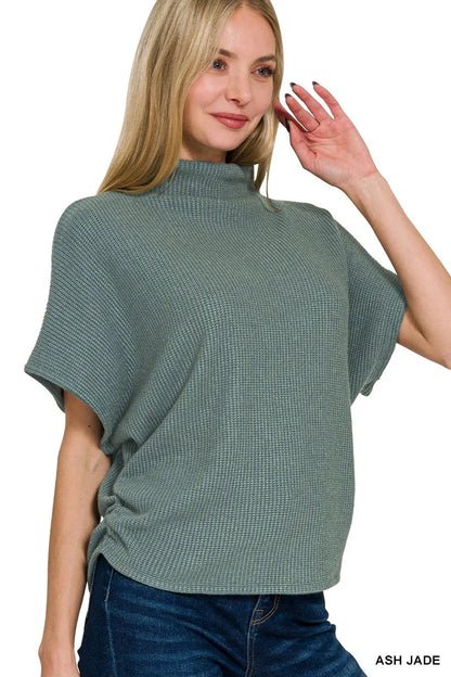 Zenana Mock Neck Top and Pants Sweater Set - Tigbul's Variety Fashion Shop