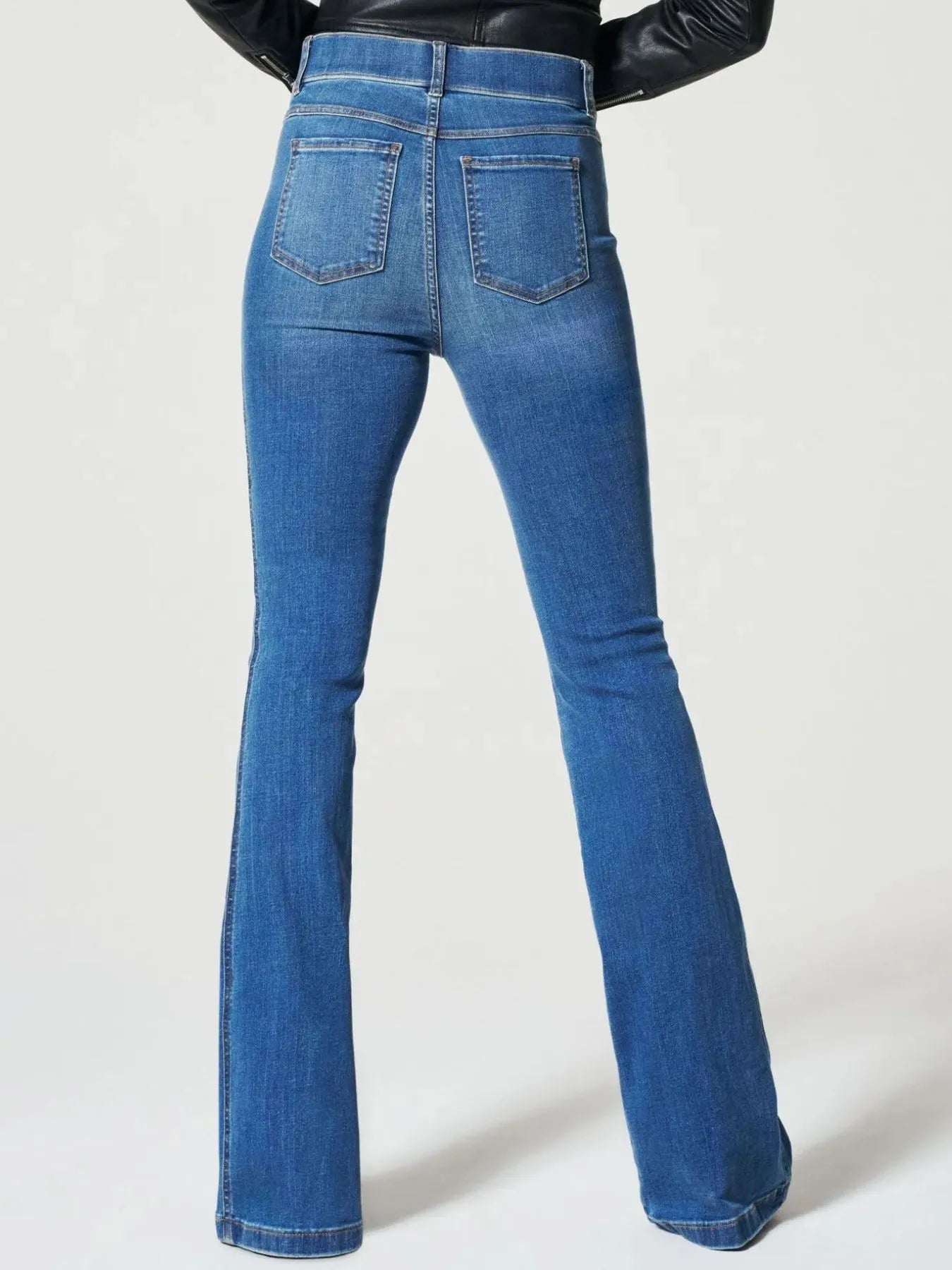 Full Size High-Waisted Flare Jeans Plus Size - Tigbul's Variety Fashion Shop