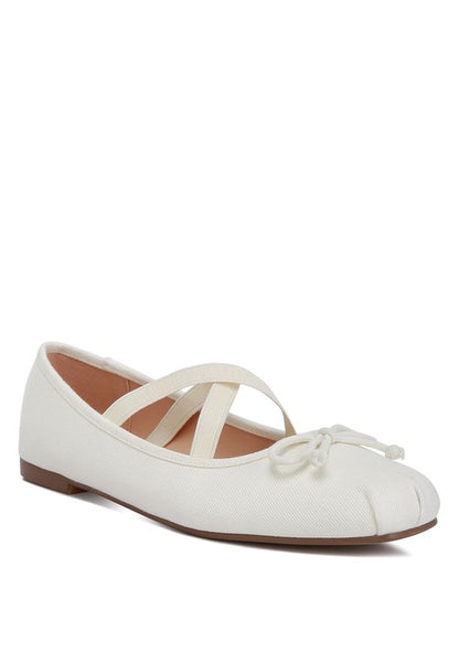 Arimer Criss Cross Strap Ballet Flats - Tigbuls Variety Fashion