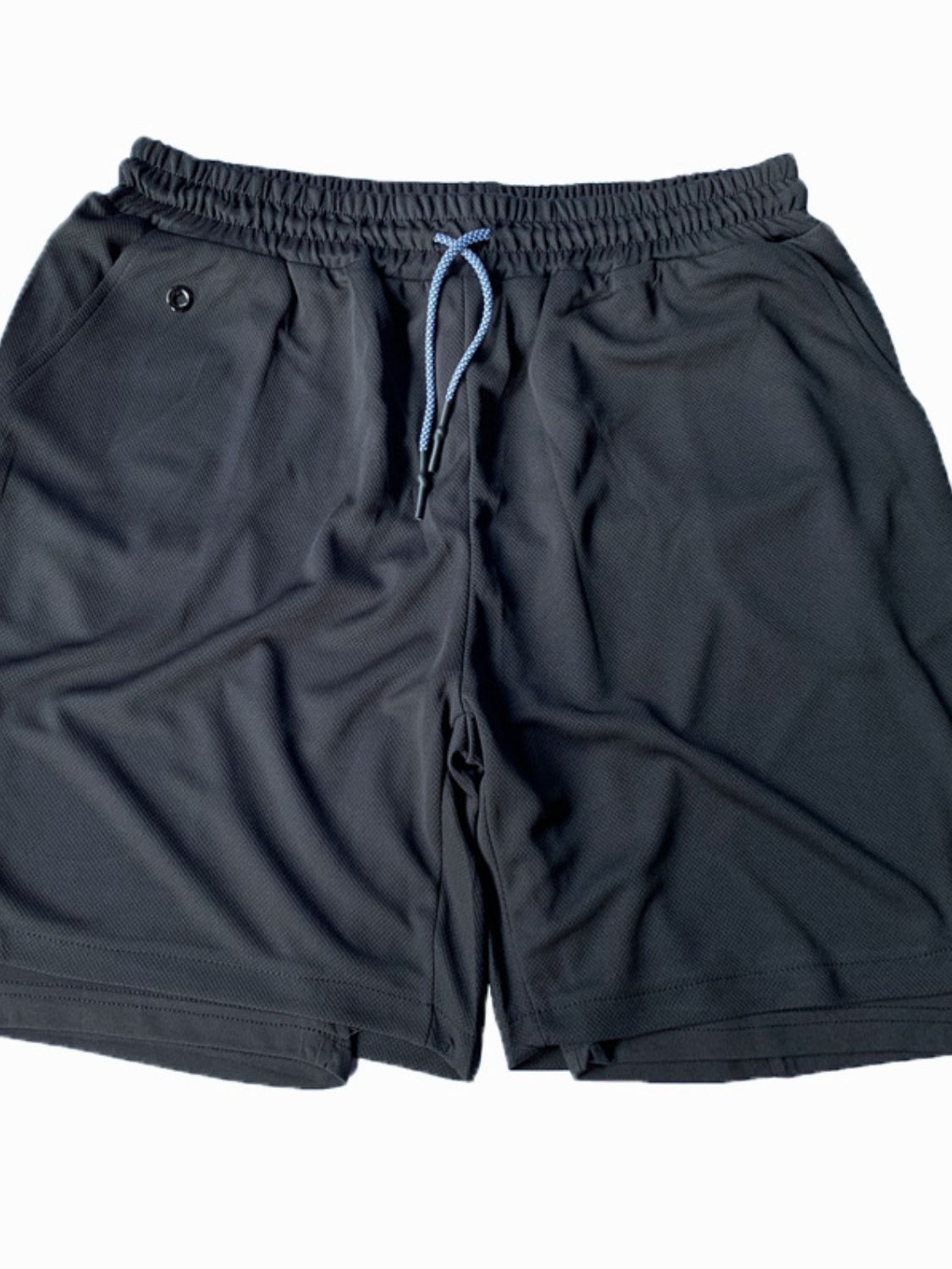 Men's Plus Size Drawstring Active Shorts with Pockets - Tigbul's Variety Fashion Shop