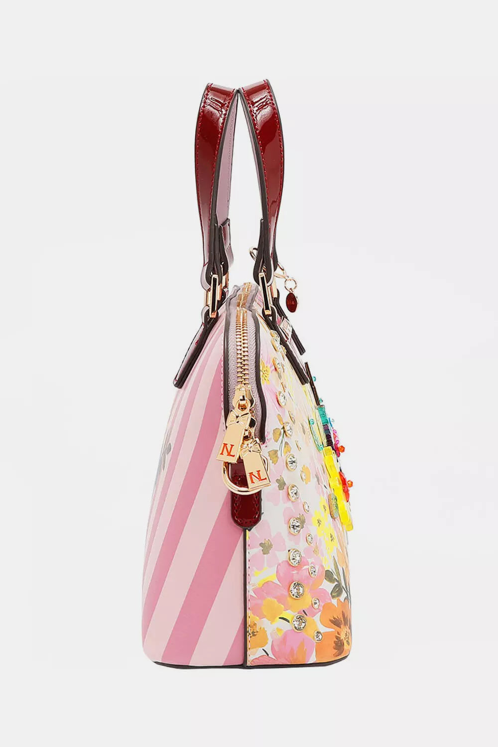 Nicole Lee USA Dreams Blossom Nicole Lee Dome Handbag - Tigbul's Variety Fashion Shop