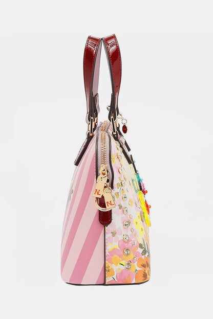 Nicole Lee USA Dreams Blossom Nicole Lee Dome Handbag - Tigbul's Variety Fashion Shop