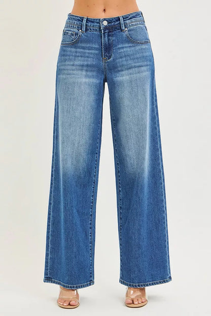 RISEN Slouchy Baggy Blue Jean Pants Women's | Tigbuls Variety Fashion