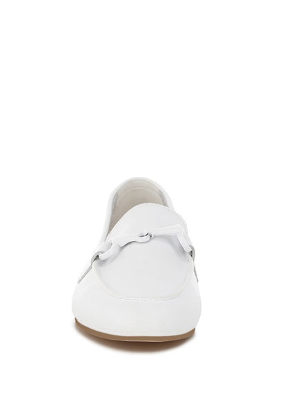Taranis Monochromatic Horsebit Loafers - Tigbul's Variety Fashion Shop
