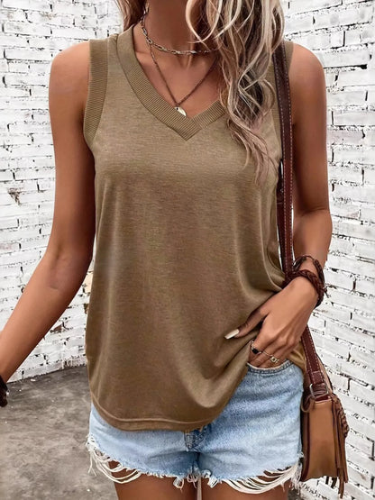 V-Neck Tank - Tigbul's Variety Fashion Shop