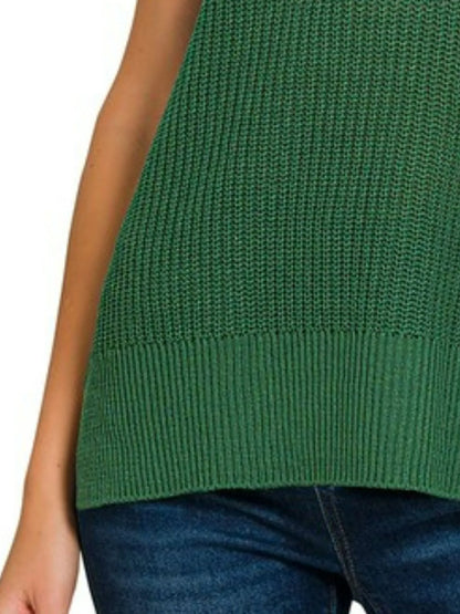 Zenana Oversized Crew Neck Sweater - Tigbul's Variety Fashion Shop