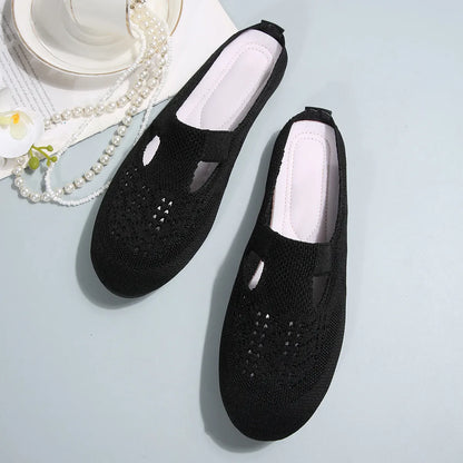 Round Toe Flat Slip-Ons - Tigbul's Variety Fashion Shop