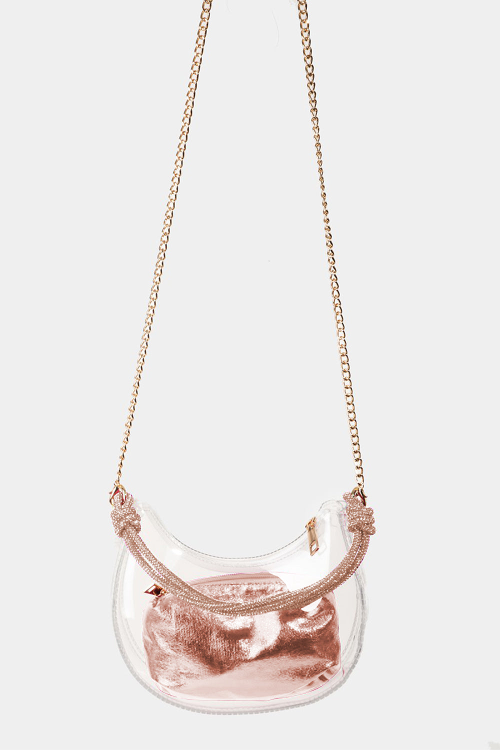 Clear See Through Baguette Bag - Tigbul's Variety Fashion Shop