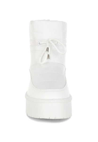 Pacos High Ankle Chunky Snow Boots - Tigbul's Variety Fashion Shop