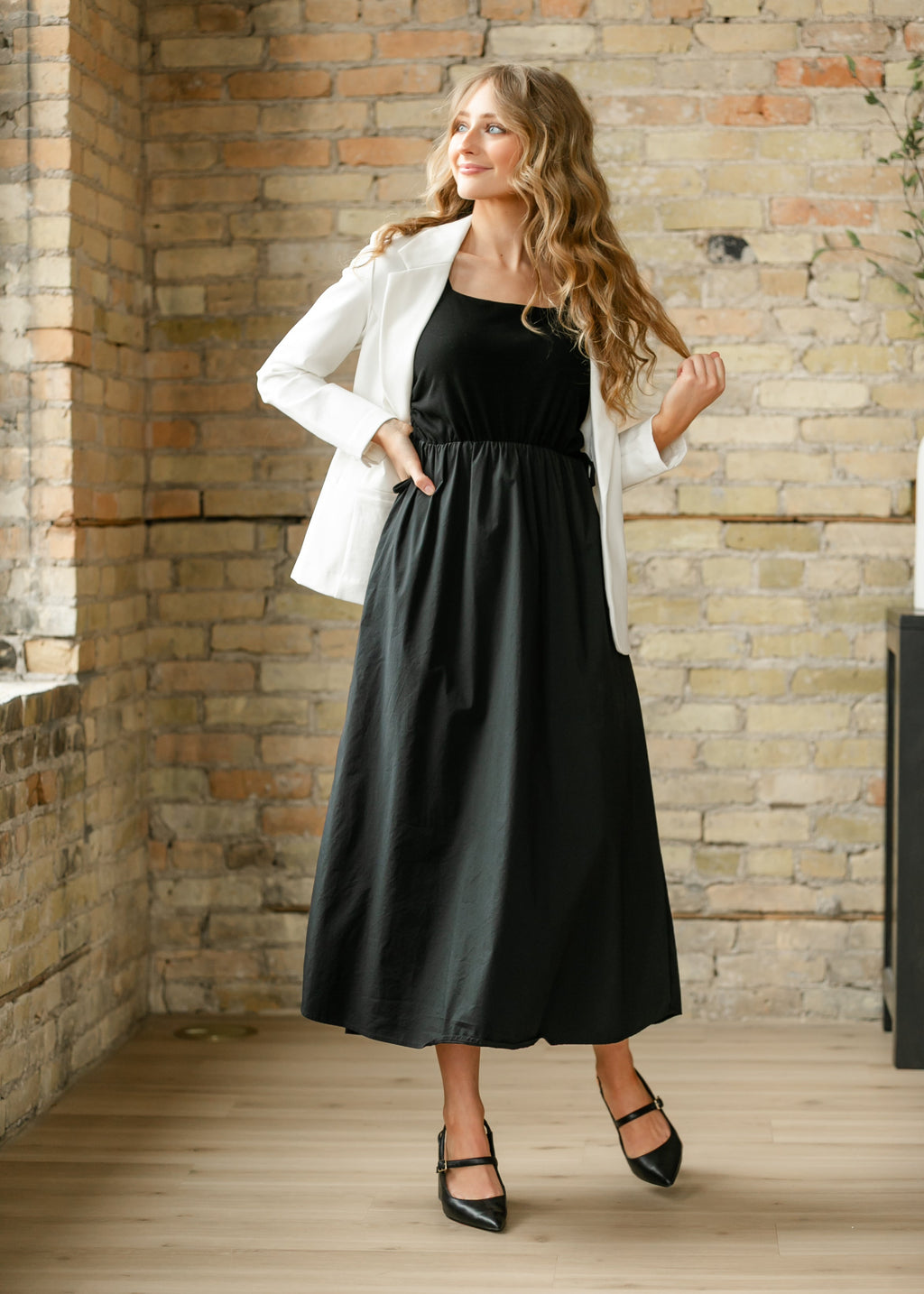 Eleanor Black A-line Maxi Dress - FINAL SALE