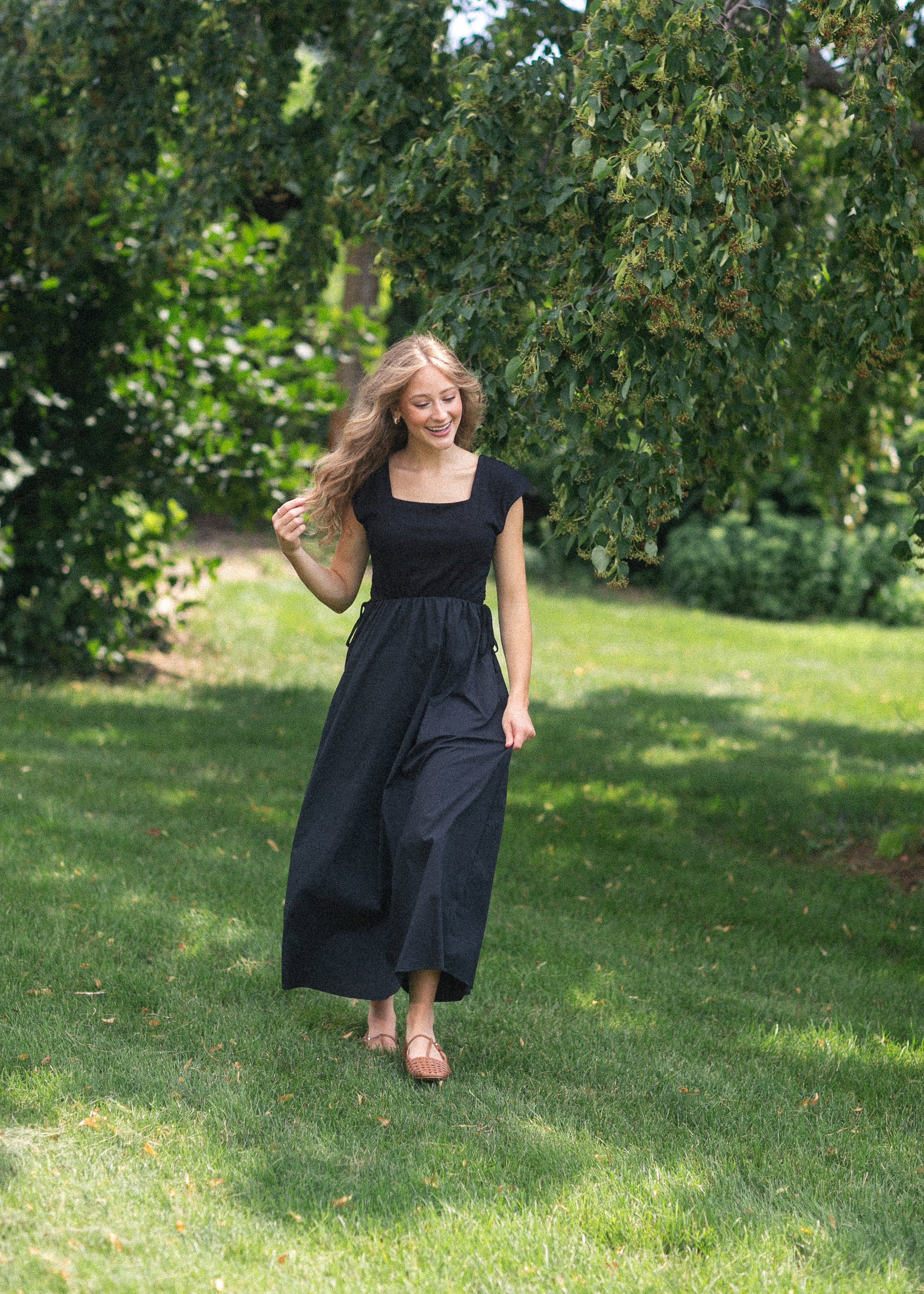 Eleanor Black A-line Maxi Dress - FINAL SALE